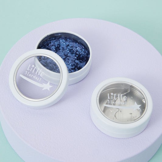 Space Blue Bioglitter™ PURE (6g) with Aloe Primer (15ml)